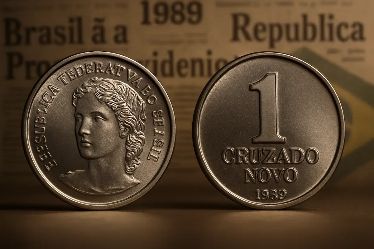 🤩 Moeda de 1 Cruzado Novo 1989: O Guia Completo para Colecionadores e Historiadores (Centenário da República)