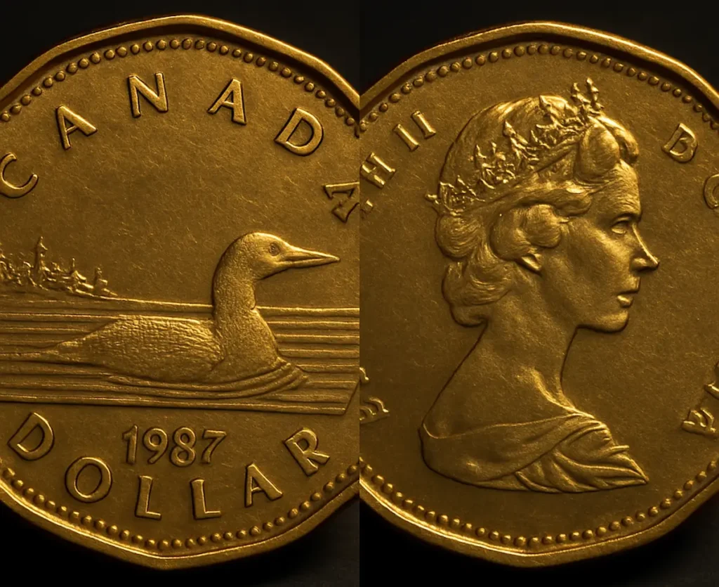 Moeda de 1 Dólar Canadense (Loonie) Guia Completo sobre História, Valor Numismático e a Lenda do Pássaro da Sorte